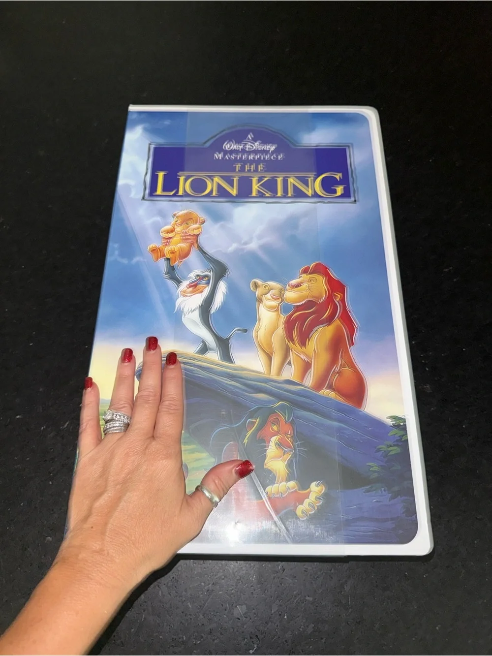 NEW SEALED Disney LION KING VHS Boxed Silk Touch Throw Blanket 50×70